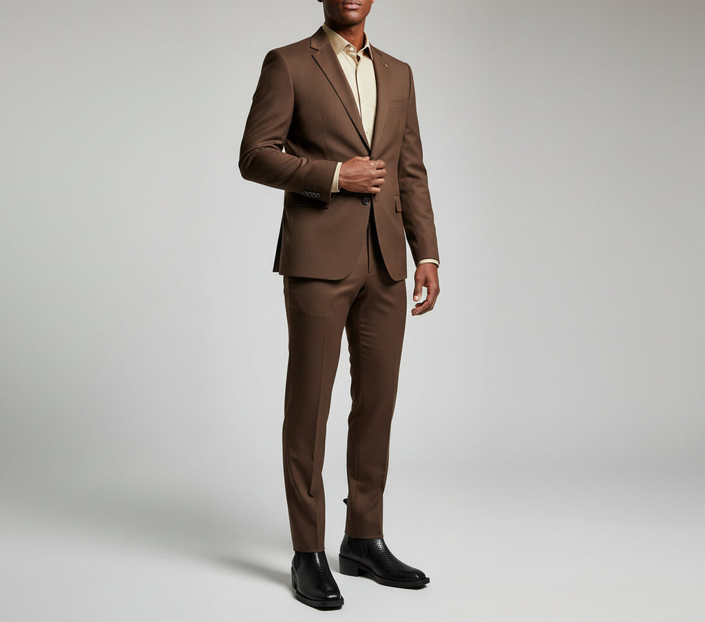 Trendathic Shadow Luxe – Premium Black Textured Chelsea Boots